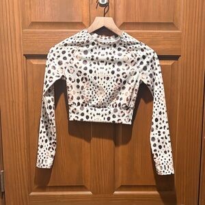 Leopard Print Long Sleeve Rashguard